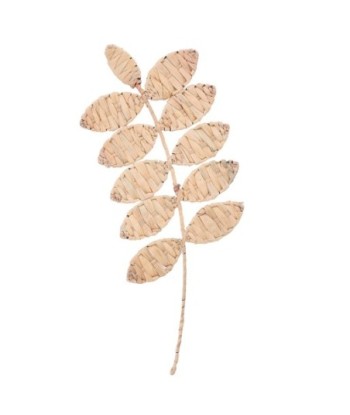 ORIGEN Home Decor Adorno De Pared Hoja Cuadros - Adorno Pared Jardín Marrón 68x27x1cm