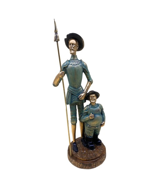 ORIGEN Home Decor Don Quijote Y Sancho Varios | Figura de Persona Gris - 36x15x12cm