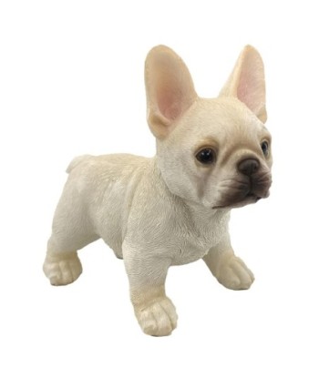 ORIGEN Home Decor Perro Animales Figura de Perro Naranja - 14x14x8cm