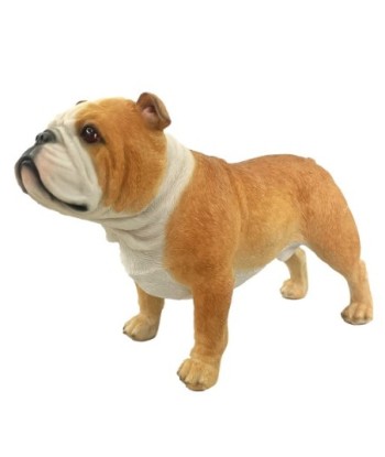 ORIGEN Home Decor Perro Animales Figura de Perro Marrón - 15x22x10cm