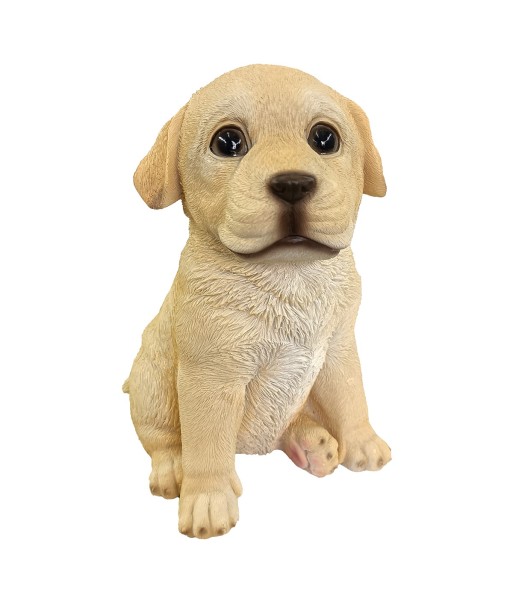 ORIGEN Home Decor Perro Animales Figura de Perro Marrón - 18x15x11cm