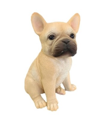 ORIGEN Home Decor Perro Animales Figura de Perro Marrón 19x16x12cm