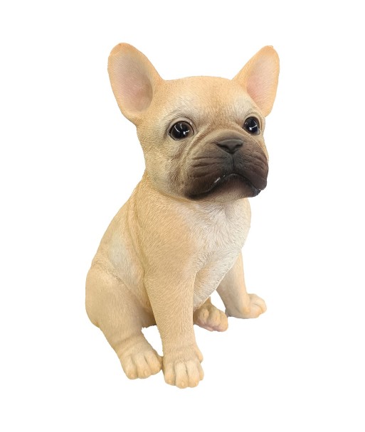 ORIGEN Home Decor Perro Animales Figura de Perro Marrón 19x16x12cm
