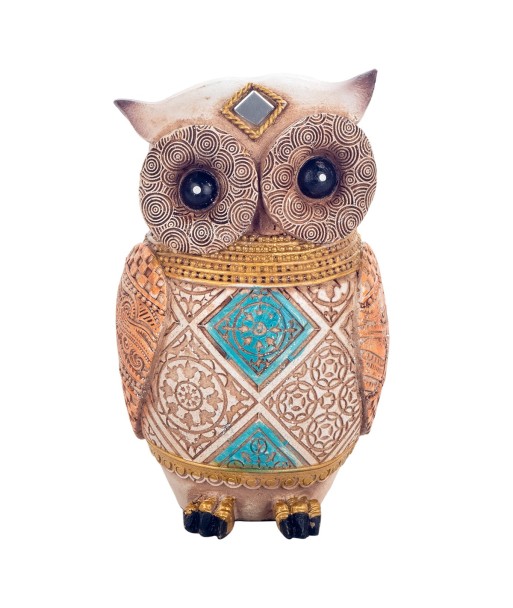 ORIGEN Home Decor Buho Buhos Figura de Búho Marrón - 15x9x7cm