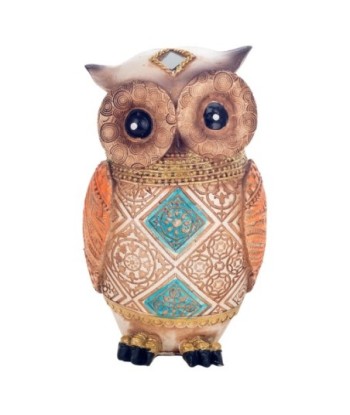 ORIGEN Home Decor Buho Buhos Figura de Búho Marrón - 17x11x8cm
