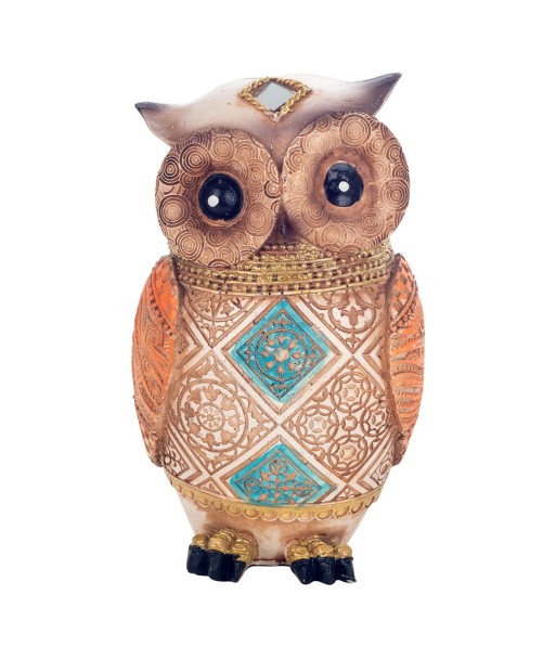 ORIGEN Home Decor Buho Buhos Figura de Búho Marrón - 17x11x8cm