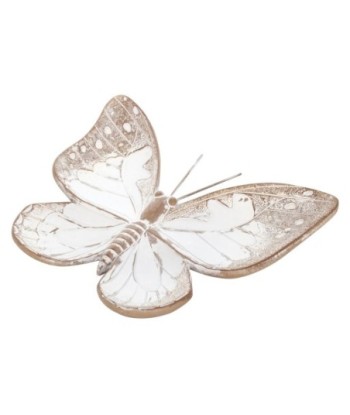 ORIGEN Home Decor Mariposa Bandejas | Figura de Mariposa Gris - 3x21x19cm