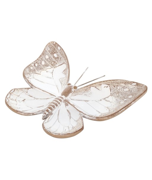 ORIGEN Home Decor Mariposa Bandejas | Figura de Mariposa Gris - 3x21x19cm