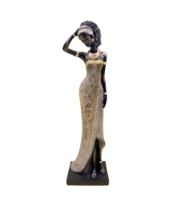 ORIGEN Home Decor Africana Africanas Y Elefantes Gris - Figura Decorativa de Resina 42x12x9cm