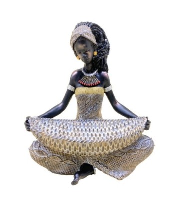 ORIGEN Home Decor Africana Africanas Y Elefantes Gris 22x20x14cm Figura Resina Alta Calidad