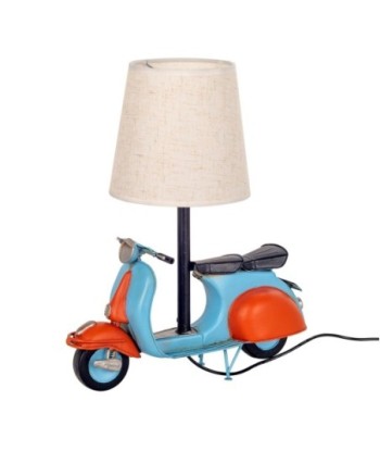 ORIGEN Home Decor Lampara Scooter Vintage | Lámpara de Mesa Árabe - 34x29x15cm