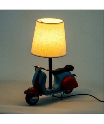 ORIGEN Home Decor Lampara Scooter Vintage | Lámpara de Mesa Árabe - 34x29x15cm
