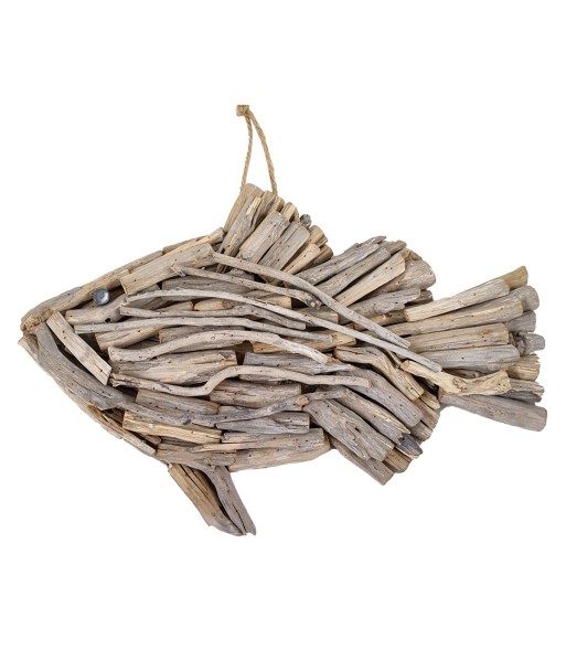 ORIGEN Home Decor Pez Colgantes Figura de Pez Marrón 36x52x5cm