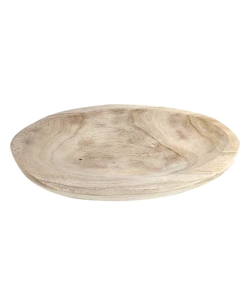 ORIGEN Home Decor Bandeja Bandejas | Plateado Ovalado - 4x30x18cm