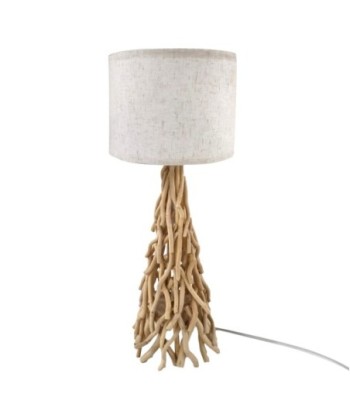 Lámpara de rattan natural para decoración del hogar y ambientes acogedores