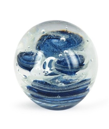ORIGEN Home Decor - Pisapapel  Regalo | Pisapapeles Azul - 8x8x8 cm