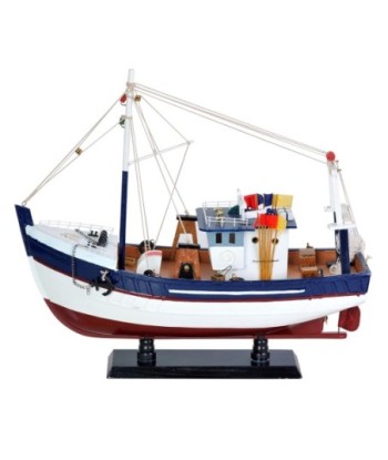 Barco Pesquero de Madera para Modelismo - Regalo Náutico Colección Marinero y Náutico