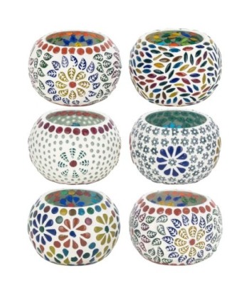 Portavelas 6 unidades para decoración del hogar