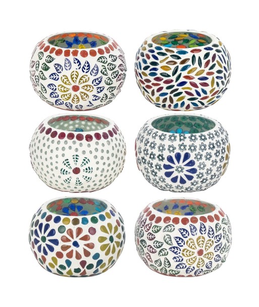 Portavelas 6 unidades para decoración del hogar