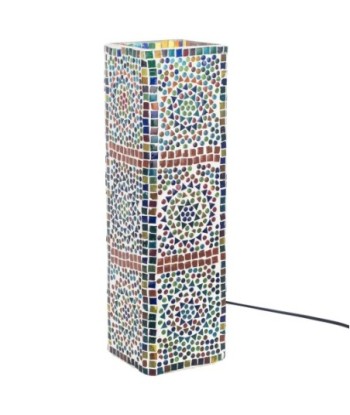 Lámpara mosaico sobremesa estilo étnico decorativo para hogar
