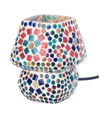 Lámpara mosaico sobremesa estilo étnico para decoración hogar