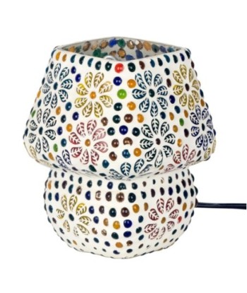 Lámpara mosaico sobremesa estilo étnico decorativo