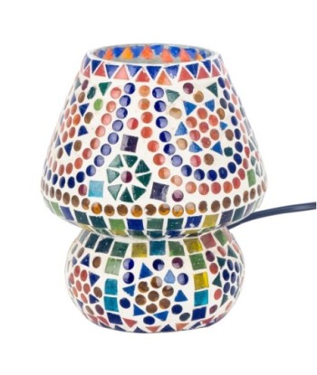 Lámpara mosaico de sobremesa estilo étnico para decoración hogar