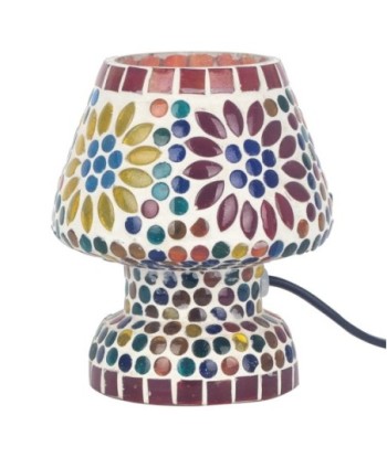 Lámpara Mosaico Sobremesa Multicolor Diseño Exclusivo
