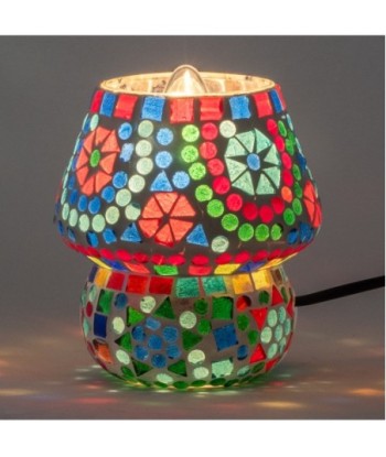 Lámpara mosaico sobremesa estilo India 14 cm