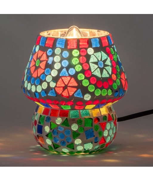 Lámpara mosaico sobremesa estilo India 14 cm