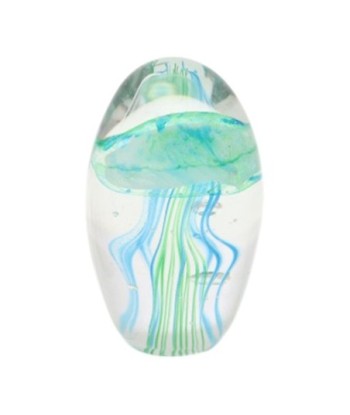 ORIGEN Home Decor Pisapapel Medusa Blanco - 7x4x4cm | Elegante Pisapapeles de Cristal para Decorar tu Hogar u