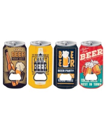 ORIGEN Home Decor Destapador Bote 4U Abrebotellas Amarillo - Accesorio para amantes del vino