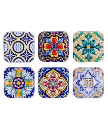 ORIGEN Home Decor Magneticos Hidraulico 6U Azul Ceramica 1x4x4cm