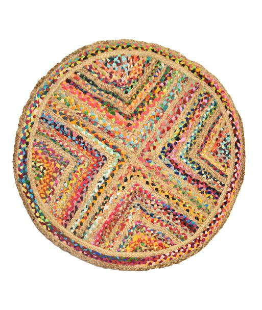 ORIGEN Home Decor Alfombra Alfombras Marrón Redondo 1x90x90cm