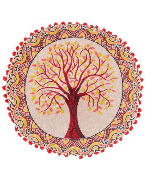 Cojin arbol vida 40x40cm decorativo diseño moderno para sofá