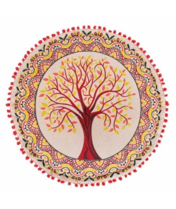 Puff Arbol Vida 60x30cm Decorativo para Hogar y Oficina