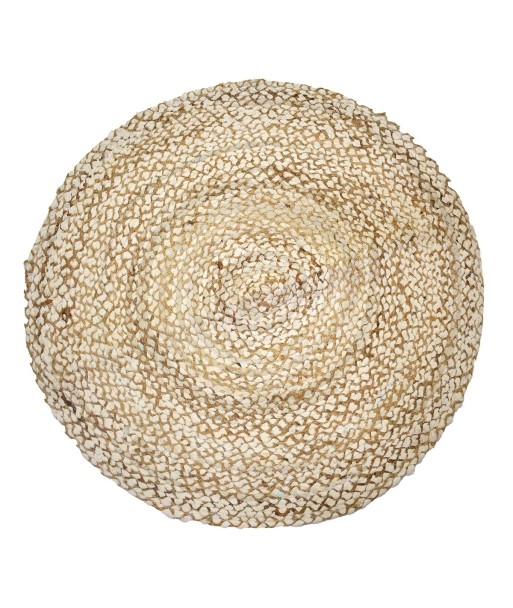 ORIGEN Home Decor Alfombra de Yute Redonda | Decoración Rústica y Boho - 90cm