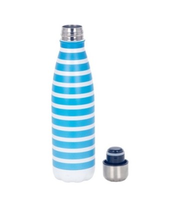 Botella Térmica Multicolor con Rayas, Ideal para Bebidas Frías y Calientes, Perfecta para Regalos y Uso Diario