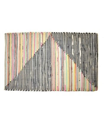 ORIGEN Home Decor Alfombra Algodon 50X80 Gris Rectangular - Alfombras de Algodon 100% para Decoración del Hogar