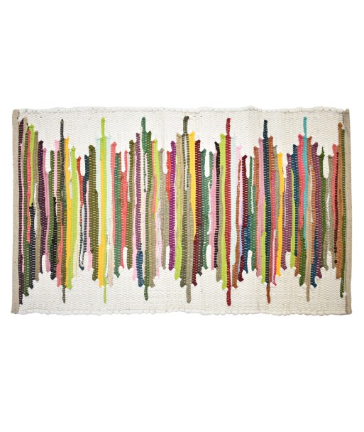 ORIGEN Home Decor Alfombra Algodon 50X80 | Blanco Rectangular - 1x80x50cm - Alfombras de Algodon para Decoración