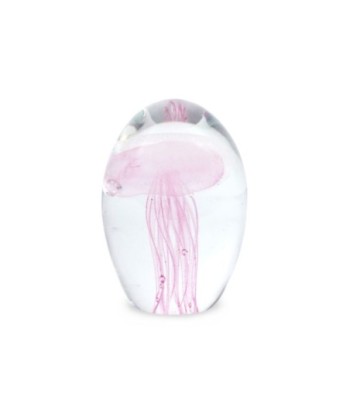 By Sigris - Pisapapeles de Cristal | Pisapapeles Medusa - Color Rosa - 8 cm x 5,5 cm x 5,5 cm  Decor And Go