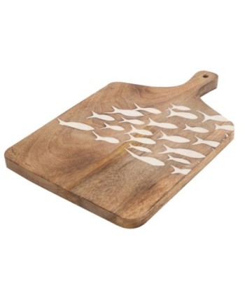 ORIGEN Home Decor Tabla De Cortar Peces Cajas Y Bandejas | Tabla Marrón Rectangular - 2x33x20cm