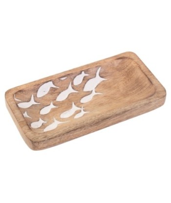 Bandeja Peces Mediana Náutica Decorativa de Madera