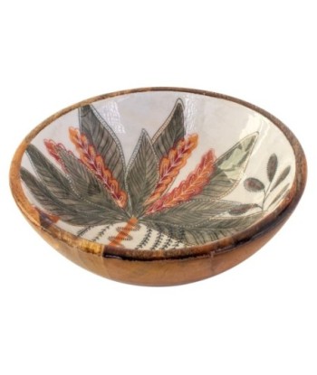 ORIGEN Home Decor Cuenco Hojas Mediano Cajas Y Bandejas | Cuenco Bol Blanco Ovalado - Diseño Elegante y Versátil