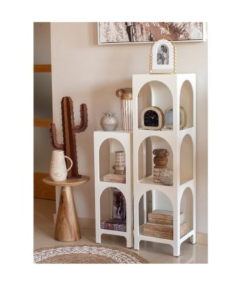 ORIGEN Home Decor Estanteria Mueble Auxiliar | Estantería Crudo - 61x28x28cm