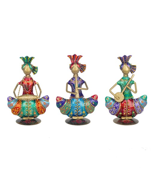 ORIGEN Home Decor Figura 3U Africanas Y Elefantes Naranja 22x13x9cm