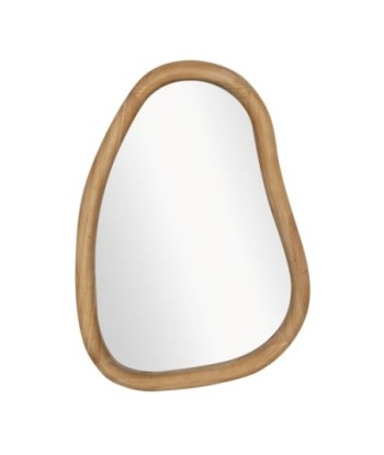 ORIGEN Home Decor Espejo Asimétrico Marrón Vintage 50x36x2cm