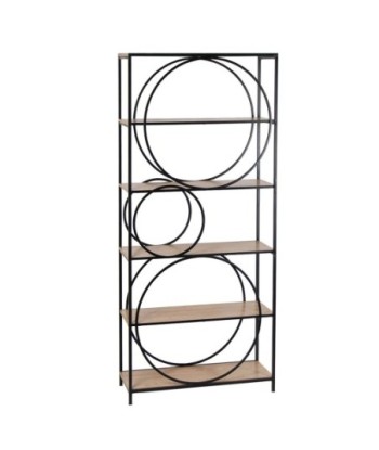 ORIGEN Home Decor Estanteria Mueble Auxiliar | Estantería Gris Rectangular - 180x80x33cm