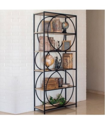 ORIGEN Home Decor Estanteria Mueble Auxiliar | Estantería Gris Rectangular - 180x80x33cm