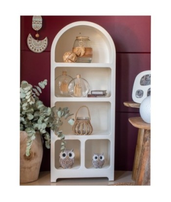 ORIGEN Home Decor Estantería Mueble Auxiliar Bohemio - Crudo 120x48x30cm